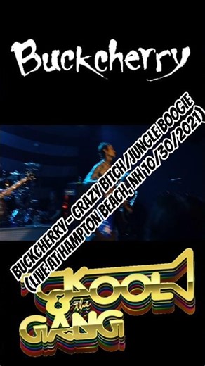 BUCKCHERRY - CRAZY BITCH/JUNGLE BOOGIE (LIVE AT HAMPTON BEACH, NH 10/30/2021) ‪@buckcherry‬