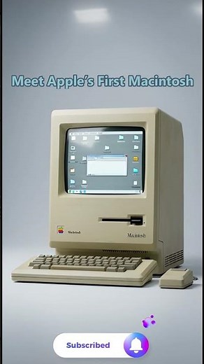 Meet Apple’s First Macintosh (1984) 🍎 | #shorts