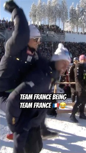 🔥 Nobody brings the energy like Team France 🇫🇷 #biathlon