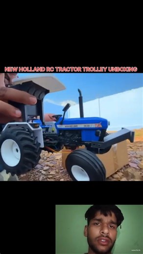 Unboxing Unique Tractor #newholland #rc #tractor #unboxing #shorts