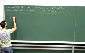 Emanuele Dotto: Characteristic polynomials of self-adjoint endomorphisms