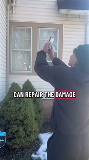 Gutter Repairs Needed from Ice Damage (Reilly Painting and Contracting)