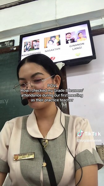 Attendance Check of Grade 8 Learners by Practice Teacher