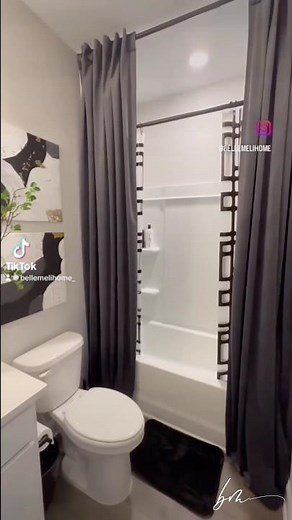 ✨ Hang Your Shower Curtain to the Ceiling — Instant Bathroom Upgrade!