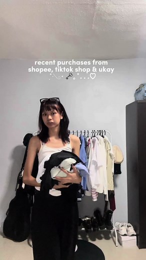 clothes r my therapy 🌹 (commericial music for d meantime, tiktok kept muting d audio when i use franks song ;-; ) #fitinspo #fits #haul #tiktokph #outfitideas