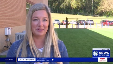 Cedar Bluff Elementary gets new outdoor turf after $95,000 donation