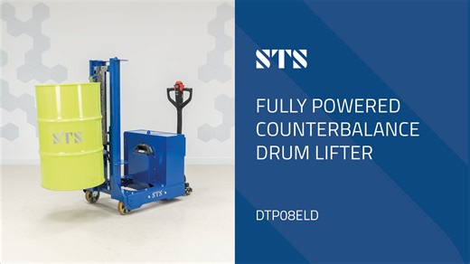 STS - Fully Powered Counterbalance Drum Lifter - DTP08ELD