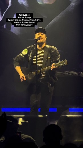 Fall Out Boy Patrick Stump Spidey and his Amazing Friends Live Madison Square Garden New York 3/22/24 #falloutboy #patrickstump #spiderman #spideyandhisamazingfriends #livemusic #concert #emo #poppunk #madisonsquaregarden #msg #nyc #newyork