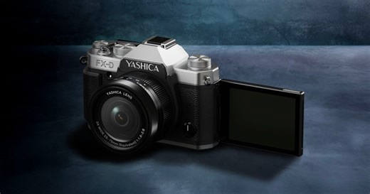Yashica FX-D Camera Sports Six Film Sims and a 'Film' Advance Lever