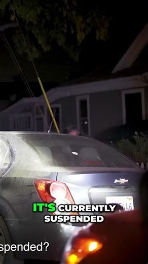 Traffic Stop: License Suspended and Ran Stop Sign! #shorts