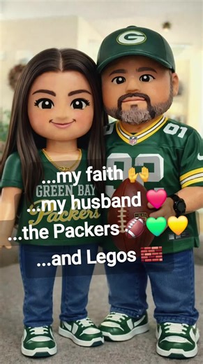 @growing_my_eden @NFL @Green Bay Packers @LEGO #packers #minifig #marriedlife #footballtiktok #fyp
