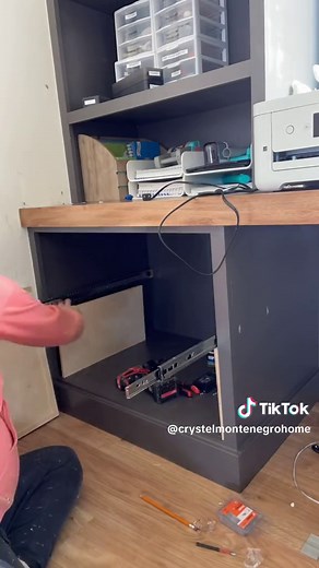 DIY Printer Slide Out Shelf: How to Build and Install