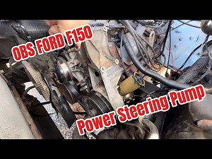 92-97 OBS FORD F150 power steering pump replacement/ repair