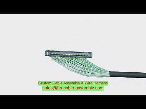 Câble LVDS personnalisé Assemblage de câble EDP DuPont 2.0 à 51 broches Câble LVDS avec mise à la te