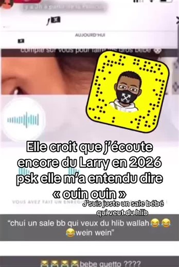 On est plus en 2021, les temps changent, on « ouin ouin » que pour du hlib mtn #larry #drole #meuf #celibataire