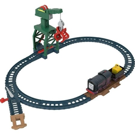 Thomas and Friends Diesel & Cranky Train Set, Track Set with Motorized Engine & Crane, Delivery Duo - Walmart.ca