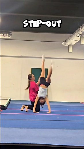 Attempting a Back Handspring Step-Out to Back Walkover for the FIRST TIME