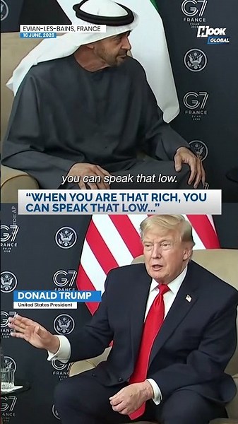 Trump jokes about UAE President's low voice, says 'when you're that rich, you can speak that low'