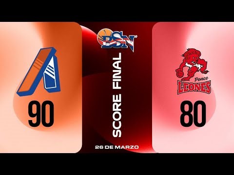 Atleticos de San German vs. Leones de Ponce - Juego Resumido - BSN 2026