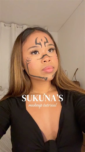 SUKUNA - remake d’il y a quelques années 💗 #grwm #makeup #makeupbyme #fyf #jjk #sukuna