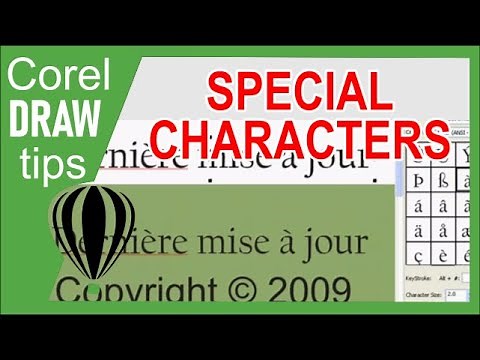 CorelDraw: The Easiest Way to Add Special Characters