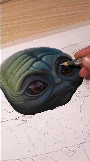 Drawing Grogu | Baby Yoda