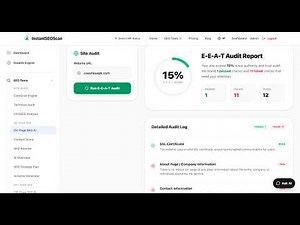 Instant SEO Scan Tool – Free Website SEO Audit in Seconds (InstantSEOSCan Demo)