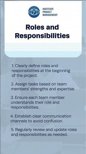 Roles and Responsibilities