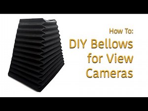 DIY Bellows for View Cameras / 3D Printed 617 Panoramic Shen Hao Style View camera