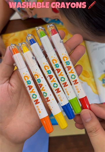 Washable Crayons for Kids: A Fun Coloring Experience