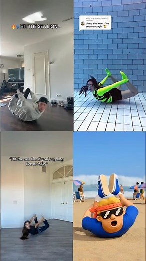 everybody hit it with me,hit the sea lion 🦭 #tiktok #dance #trending