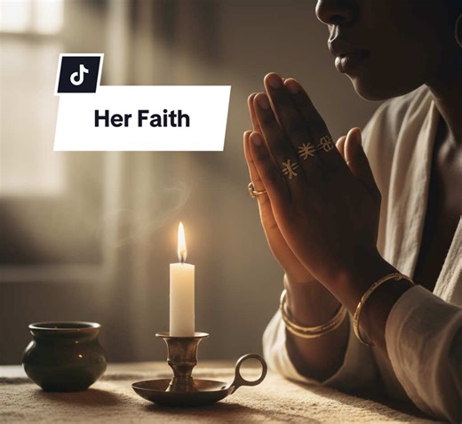 #creatorsearchinsights In moments of uncertainty, a woman often leans on belief. Her faith is quiet, personal, and deeply sustaining 🤍 #womenoffaith #innerstrength #spiritualwoman #theloveofawoman