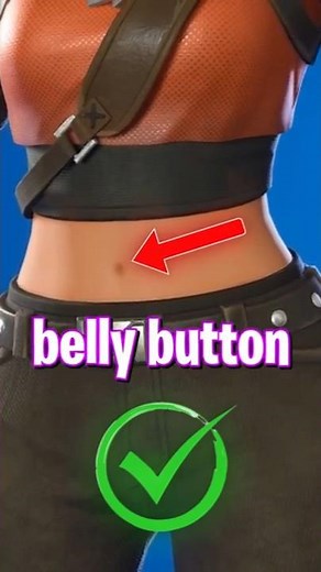 Fortnite loves belly buttons 😳