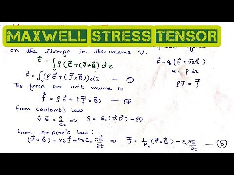Maxwell Stress Tensor part 1 lecture no.16