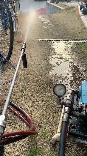精和産業株式会社 エンジン高圧洗浄機 SEIWA ジェットクリーン ディーゼルエンジン(10009) 通水テスト