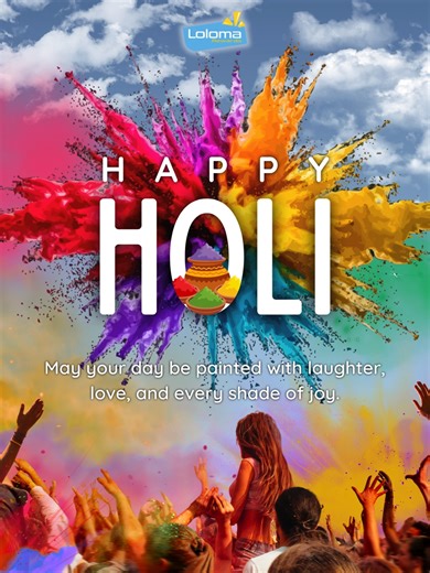 🌈✨ Happy Holi from Loloma Rewards! ✨🌈 Today we celebrate the festival of colours, love, unity and new beginnings. Just like Holi fills the air with bright colours, may your life be filled with happiness, prosperity and endless blessings 💛💚💙❤️ Holi reminds us that good always triumphs over evil, light over darkness, and joy over sorrow. Let’s spread kindness, laughter and of course… a little colour everywhere we go! From our Loloma family to yours — have a safe, vibrant and joyful Holi! 🎉🌸