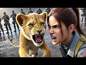 When a Predator Cub Growls, the Human's Reaction Will Surprise You!"