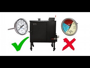 Installing the Right Temperature Gauge on My Smoker - Old Country Gravity Fed Smoker