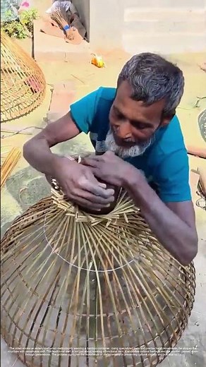 Shaping Tradition: How a Craftsman's Hands Create Timeless Bamboo Wonders