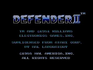Defender II - NES in RetroArch (1988)