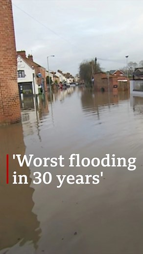 This was the scene in Quorn, where villagers said they witnessed the worst flooding in over 30 years. . . . #bbceastmidlands #quorn #leicestershire #stormhenk #flooding | BBC Nottingham