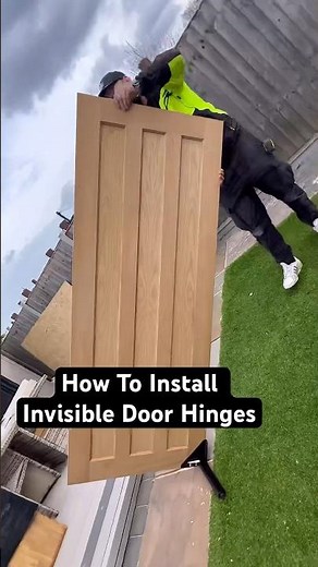 How To Install Invisible Door Hinges #how #diy #asmr