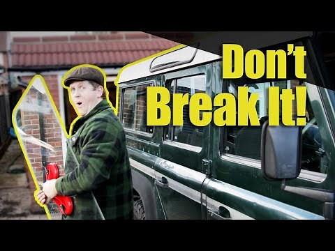 Defender: DIY Windscreen + Alpine Windows Install