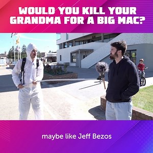 30K views · 409 reactions | Our new reporter Aleksa hit the streets to ask: do we need to sacrifice old people for the sake of the economy? | The Chaser | Facebook