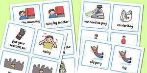 SEND Communication Cards Out and About (Boy)