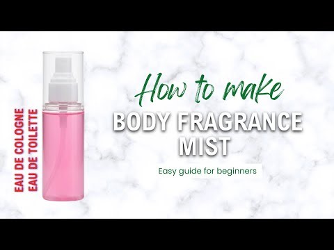 Easy DIY PERFUME MIST step by step with simple ingredients / commercial standard