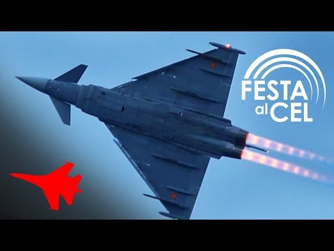 Eurofighter BLASTING AFTERBURNERS! ✈️ Festa Al Cel 2025 Sunset Airshow