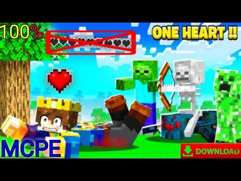 Minecraft One Heart Mode Download & Install 😱 Full Guide in Hindi