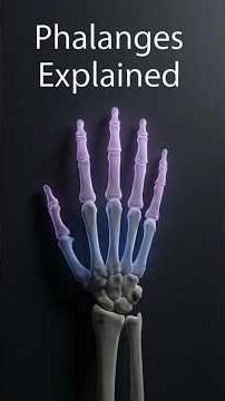 Hand Phalanges Explained | Clinical Anatomy + Injuries #shorts