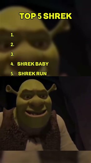 TOP 5 SHREK #funny #viral #shrek #memes